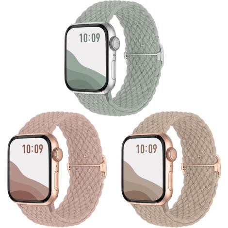 Bracelet Tressée Loop élastique Pour Fitbit Sense 2 Rouge - Accessoires