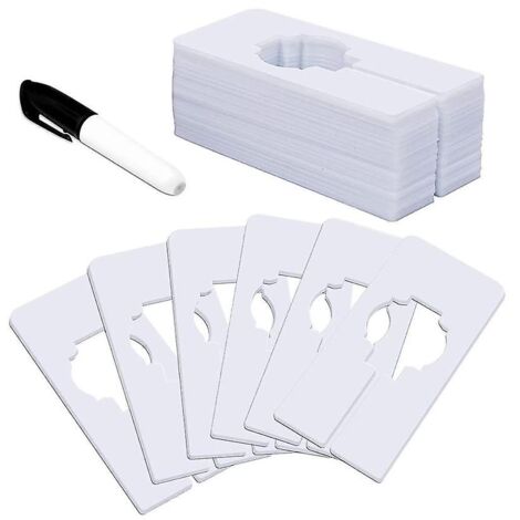 GOYAPRINT Séparateurs De Tiroirs Réglables Blancs Paquet De 12 Organisateurs De Table De Bureau