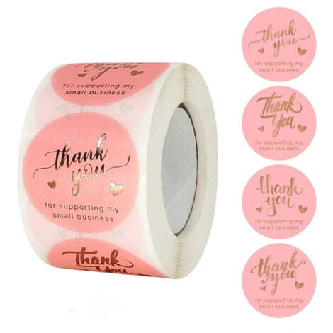 500 Autocollants De Remerciement - Canada