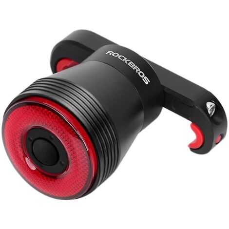 Feu Arrière Vélo Intelligent Rechargeable - Alarme, Détection Freinage, étanche IP65 | Sécurité Renforcée, Visibilité 180° - 11