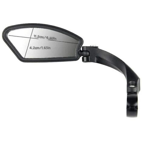 Rétroviseur En Verre De Guidon Rotatif De Mini Bicyclette Pour Le Vélo