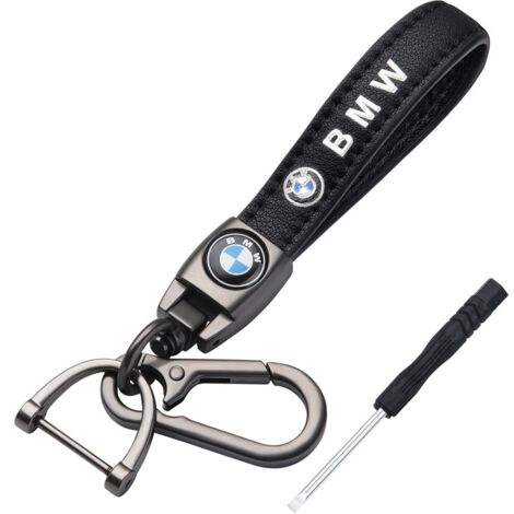 Porte-clés - AUTREMENT - Rouge Tressée Cuir - Alliage De Zinc - Accessoires Noir/rouge