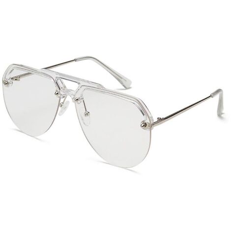 Lunettes De Soleil œil De Tortue Pour Hommes Et Femmes, UV400, à Grande Monture Carrée, Rivets Rétro Ronds