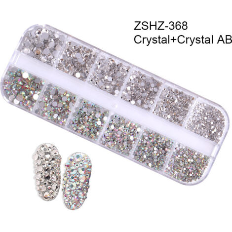 Strass Pailletés œil De Cheval En Acrylique - 600 Pièces, Dos Plat, Non Thermocollants - Pour Nail Art, Vêtements, DIY - Couleur Orange - 10