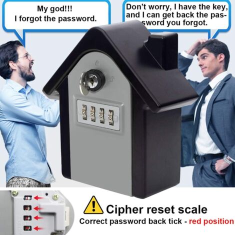 Coffre-fort Extérieur à Clés Avec Combinaison à 12 Chiffres, étanche Et