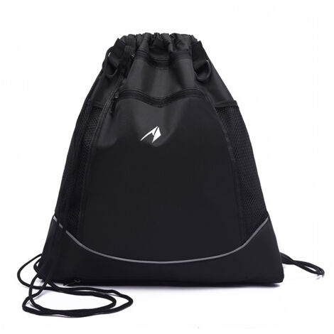 Lot De 2 Sacs Filet à Balles Portable Avec Mousqueton - Pour Football, Basket, Volley - Maille Respirante - Pliable - 30.5x25.4 Cm