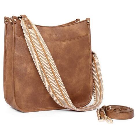 Sac à bandoulière en cuir végétalien