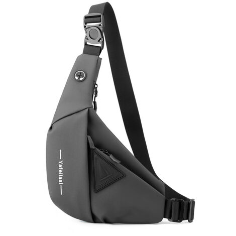 Sac De Poitrine Imperméable Léger - Pour Pêche, Course, Cyclisme, Rangement Téléphone, Portefeuille, Clés