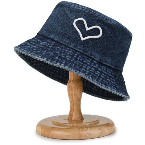 CASQUETTE Femme - Mode Chapeau de pêcheur brodé couple d'été - Noir CASQUETTE Femme - Mode Chapeau de pêcheur brodé couple d'été - Noir