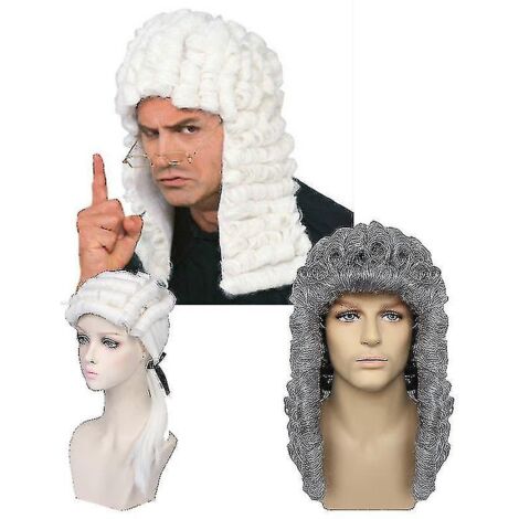 4 Piu00e8ces Perruque Avocat, Costum Juge, Perruque De Juge Avec Lunettes, Cosplay De Juge Perruque Noble Pour Mascarade Fu00eate Halloween Carnaval 4 Piu00e8ces Perruque Avocat, Costum Juge, Perruque De Juge Avec Lunettes, Cosplay De Juge Perruque Noble Pour Mascarade Fu00eate Halloween Carnaval