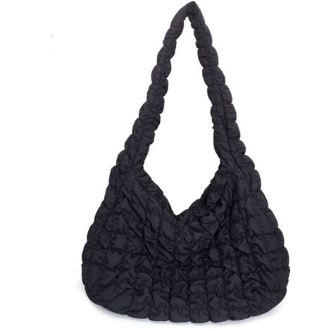 Sac En Bandoulière Croissant Grande Capacité - Tissu Oxford Bleu - Léger - Neuf