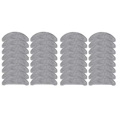 Lot De 10 Chiffons Microfibre De Rechange Pour Aspirateur Robot Redkey R10 - Serpillères Lavables - 4