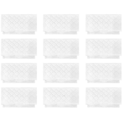 Lot De 20 Tampons Caoutchouc Baby-Foot 24x29 Mm - Amortisseurs Noirs Résistants Usure