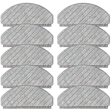 Lot De 4/10 Tampons Lavables Pour Aspirateur Robot Eureka E20 Et Evo Plus - Microfibre Réutilisable, Nettoyage Efficace Des Sols
