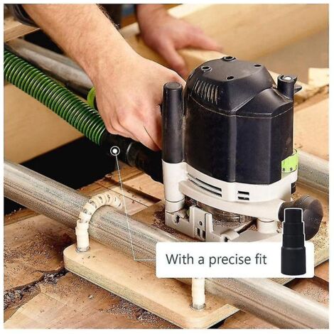 Kit Adaptateur Pour Aspirateur – 4 Pièces, Diamètres 21-35 Mm – Compatible Bosch, Metabo, Einhell, Etc.