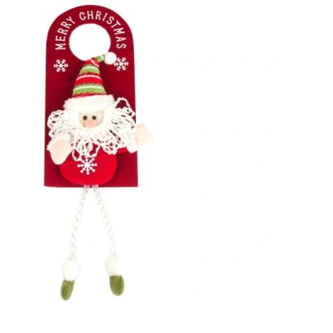 Décoration De Noël Pour Cadre De Porte – élan En Bois – Couleurs Vives – Avec Adhésifs – Pour Maison, Salon, Mur – Ambiance Festive