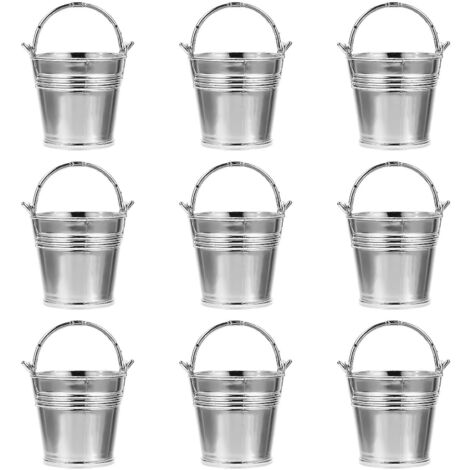Porte-clés Seau Eau Brunner En Métal Argenté - Pendentif Charm Neuf Avec étiquettes