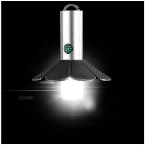 Lampe De Camping LED Portable Hemobllo – 5 Modes, Compacte, Suspendue, Pour Tente, Randonnée, Urgences (piles AAA Non Incluses)