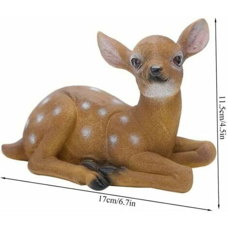Statue Cerf Résine XXL - Hauteur 155 Cm - Décoration Intérieure/extérieur - Taille Imposante