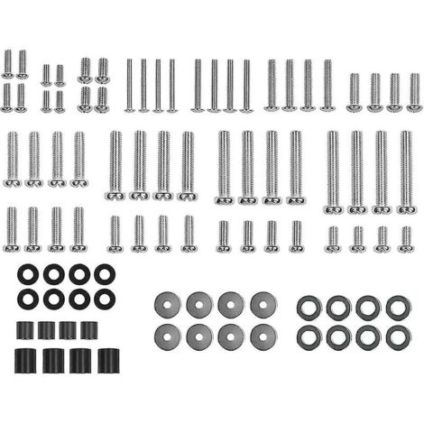 Kit De Vis VESA GINKGO Pour TV Jusqu'à 80" - M4 M5 M6 M8 Avec Entretoises, Compatible Avec Tous Supports Muraux - 3