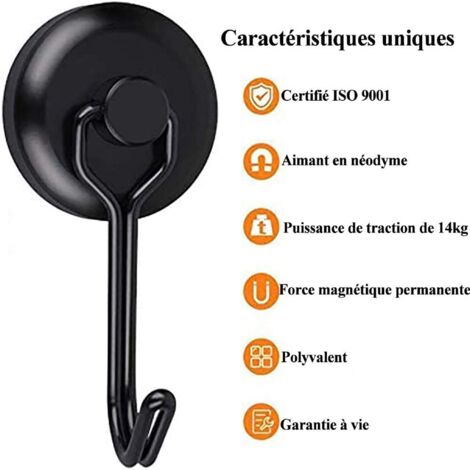 Lot De 6 Crochets à Ventouse Robustes Pour Auvent De Voiture