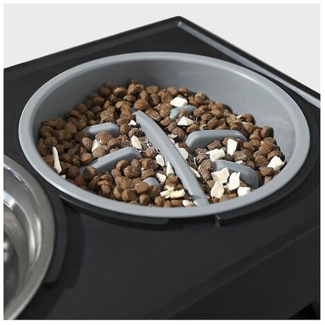 Support De Gamelle Pour Chiens De Grande Taille, Réglable En