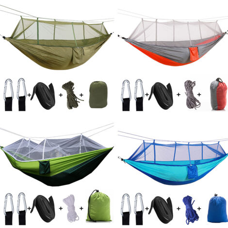 Lot de 2 sangles de hamac en polyester, 2 m x 2,5 cm, avec 2