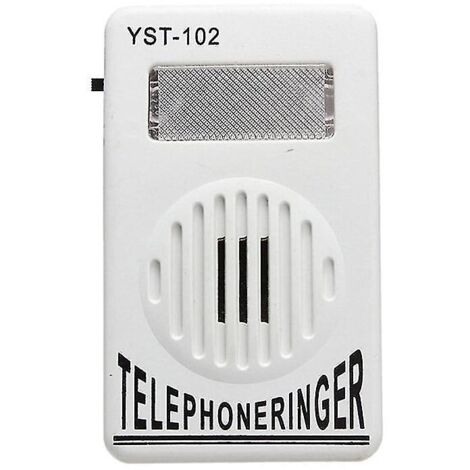 Amplificateur De Sonnette Téléphone Sans Fil Avec LED - Portée 100m - Volume Réglable