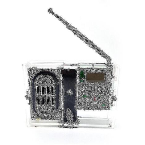 Kit Montage Radio FM DIY 87-108 MHz Avec Étui - Projet Soudure Éducatif