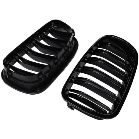 Grille De Calandre Noire/Chrome Pour BMW Série 3 E90 E91 (2005-2008) | Style Sport, Remplacement Direct - 3