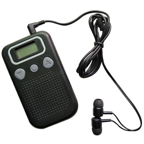 Mini Prothèse Auditive Amplificateur 40 DB Avec Piles Et 3 Bouchons Silicone - Neuf
