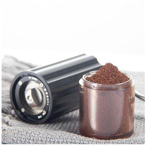Moulin à Café Manuel Portable - Meule Céramique Réglable - Moulin Expresso Camping Voyage Maison - Acier Inoxydable Léger