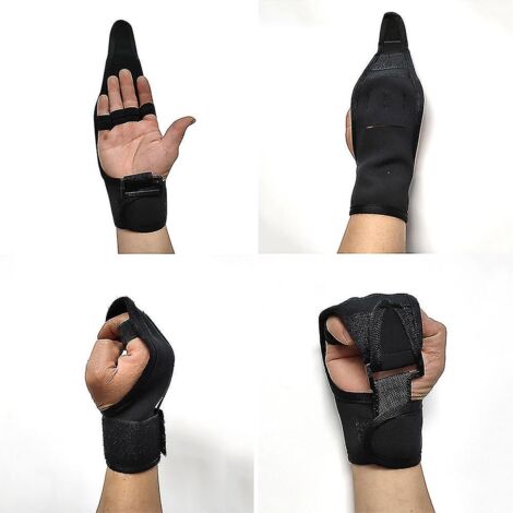 Gants D'entraînement Ocelot Avec Poignets Ajustables - Noir, Taille XL | Mousse ERGO-FOAM, Demi-doigt, Respirant - 9