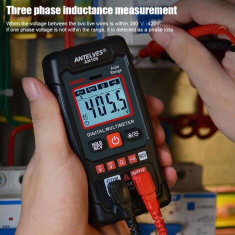 HT123 Multimètre Numérique Intelligent AC/DC Testeur De