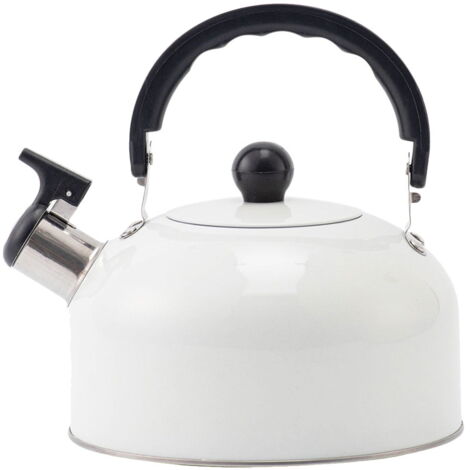 Bouilloire à Thé Rouge à Pois Blancs 3L – Sifflante, Pour Plaque De Cuisson, Acier Inox 304