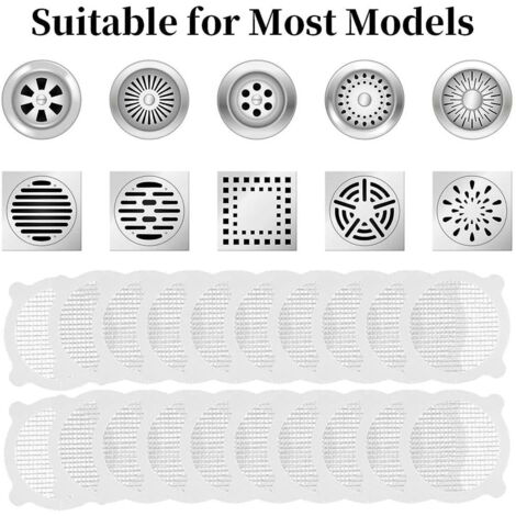 ZHYOPING Lot De 100 Attrape-cheveux Jetables Pour Douche