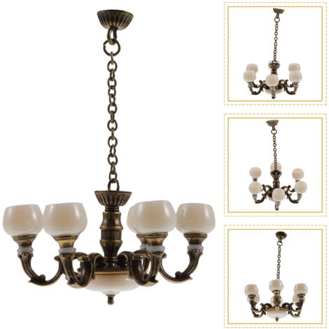 Lampadaire De Maison De Poupée Miniature 1/12, Lumière LED De Meubl Miniatures Lumieres De Maison De Poupee A Piles Pour La Amz