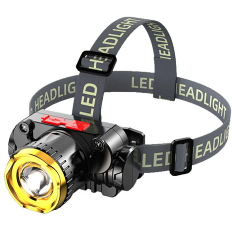 Lampe Frontale UV Rechargeable – WESLITE – 395 Nm – Zoomable – 3 Modes – Pour Scorpions, Taches, Billets