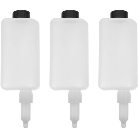 Lot De 3 Bouteilles De Rechange 350 Ml Pour Distributeur Mural - Compatibles Salle De Bain, Cuisine, Bureau
