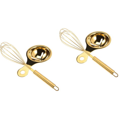 Lot De 4 Fouets Mélangeurs Pour Batteur à Main - Acier Inoxydable - Compatible Kitchen Aid - Gauche Et Droite