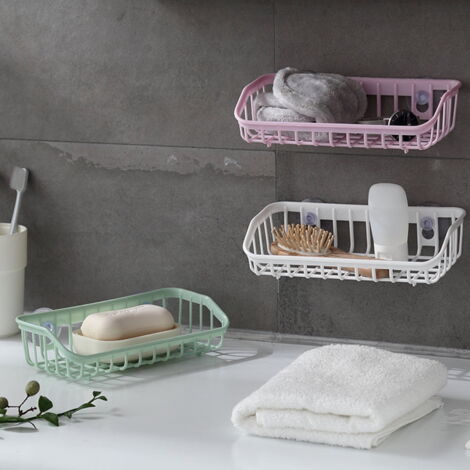 Porte-éponge Rond Avec Ventouse – Fixation Sur évier – Design Souriant – Passe Au Lave-vaisselle – Gain De Place En Cuisine/salle De Bain