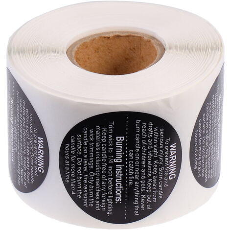 EXCEART Lot De 1 000 étiquettes Autocollantes D'avertissement