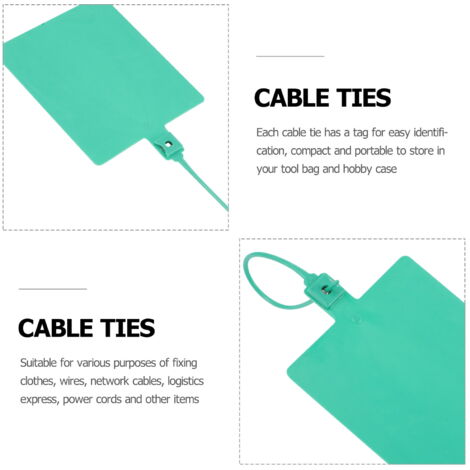 Lot De 25 étiquettes De Cadenassage Brady - Personnalisables, Avec Attaches Zippées, Neuves En Paquet