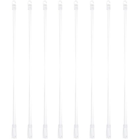 Baguettes De Rechange Betinyar Pour Store Vertical 30,5 Cm Avec Crochet - Lot De 2