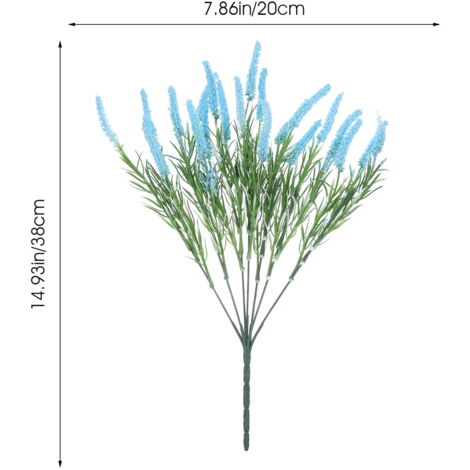 Lot De 6 Petites Plantes Artificielles Vertes Der Rose - Pour Bureau, Décoration Maison - Plastique