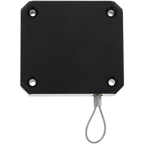 Lot De 2 Ferme-portes Automatiques AGT – Noir, à Cordon Coulissant, Modèle ZX8421