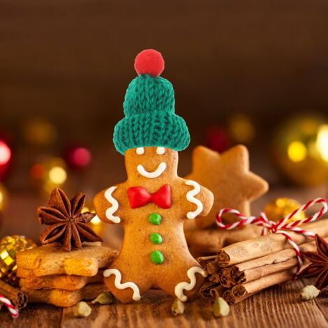 Lot de 20 mini bonnets de Noël en laine pour bébé