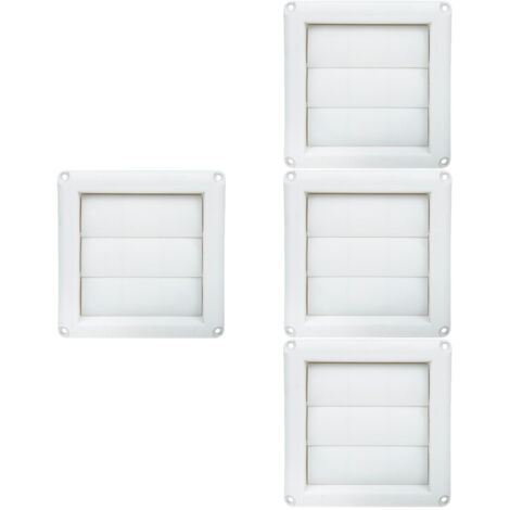 Lot De 4 Plaques De Protection Pour Boîte électrique - Métal Galvanisé 10,2 X 10,2 Cm