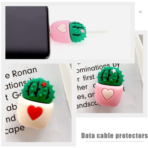 Seminer Protège Câble De Chargeur 25 Pièces, Protecteur Micro USB En Silicone Souple, Costume De Protection De Câble De Souris (Blanc, Rose, Bleu