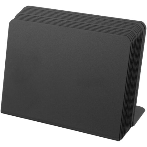 Lot De 12 Mini Tableaux Ardoise 15x13cm Double Face Avec Support - Pour Anniversaires Et Fêtes